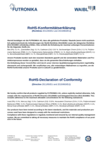 Produktionsprozess in der Metallverarbeitung mit Fokus auf RoHS-konforme Fertigung: Fertigungslinie für elektronische Bauteile.